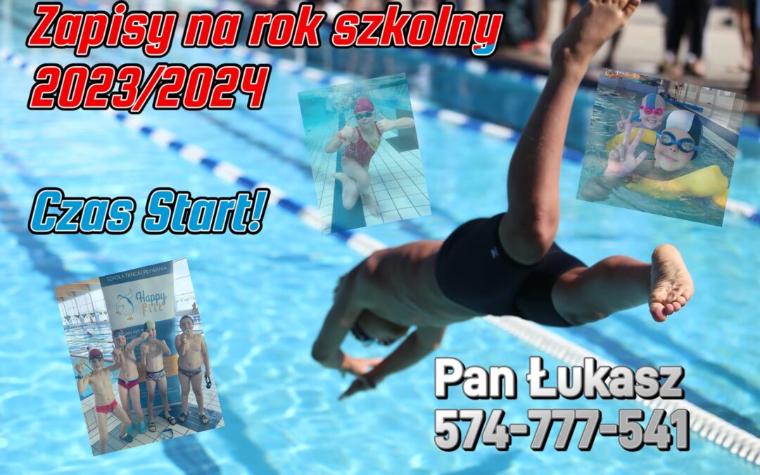 Zapisy na naukę doskonalenie pływania w roku szkolnym 2023/2024