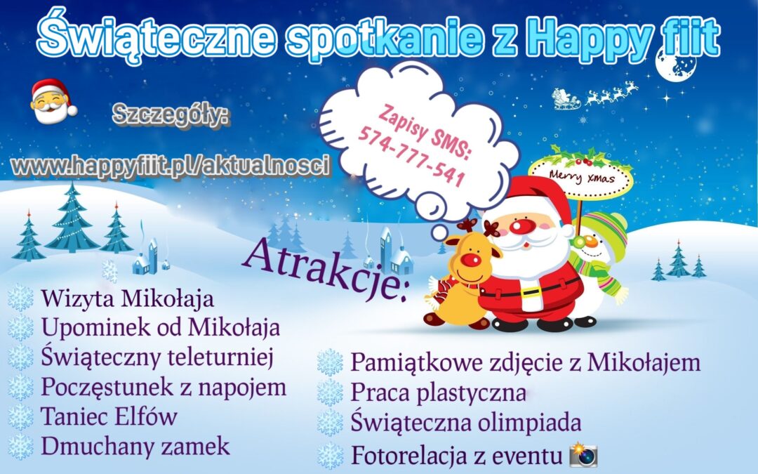 Świąteczne spotkanie z Happy fiit 🐧🎄🎅🎁