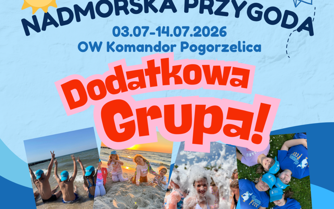 Dodatkowa grupa obóz ,,Nadmorska Przygoda” LISTA REZERWOWA
